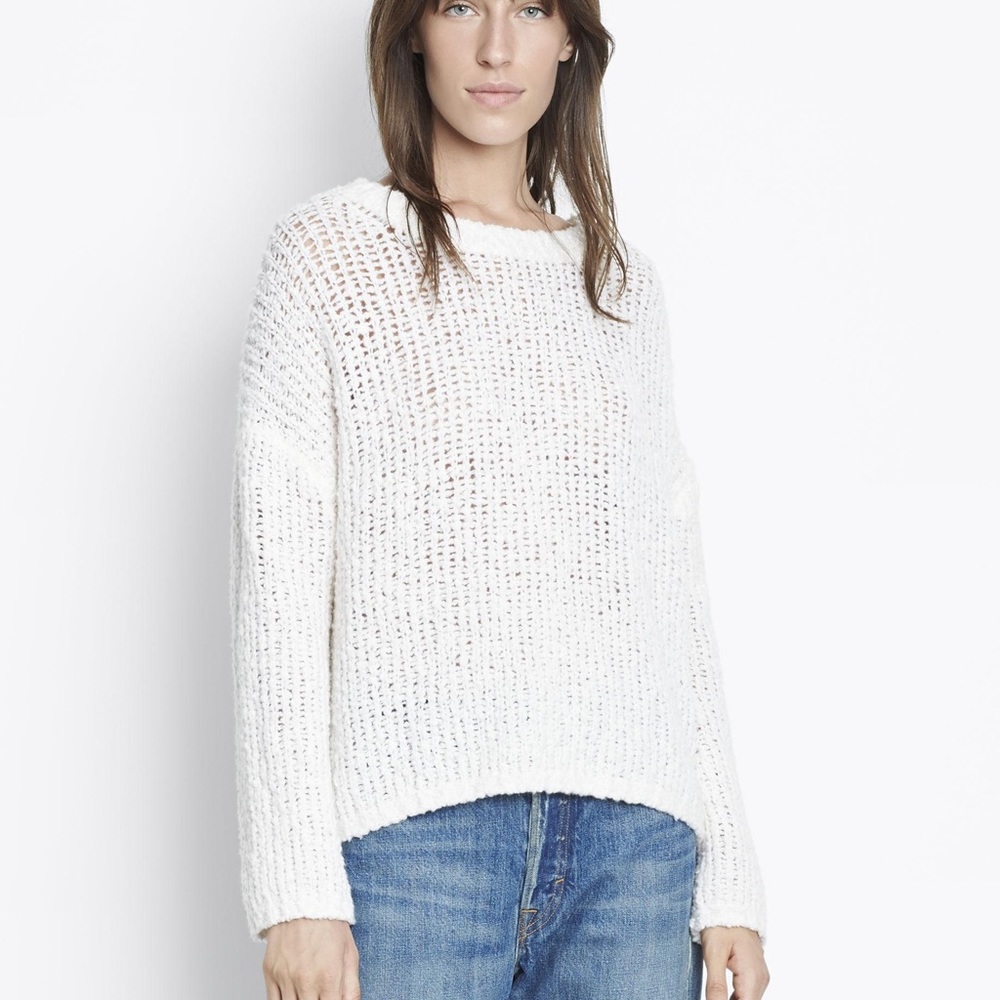 Vince Cream Knit Sweater